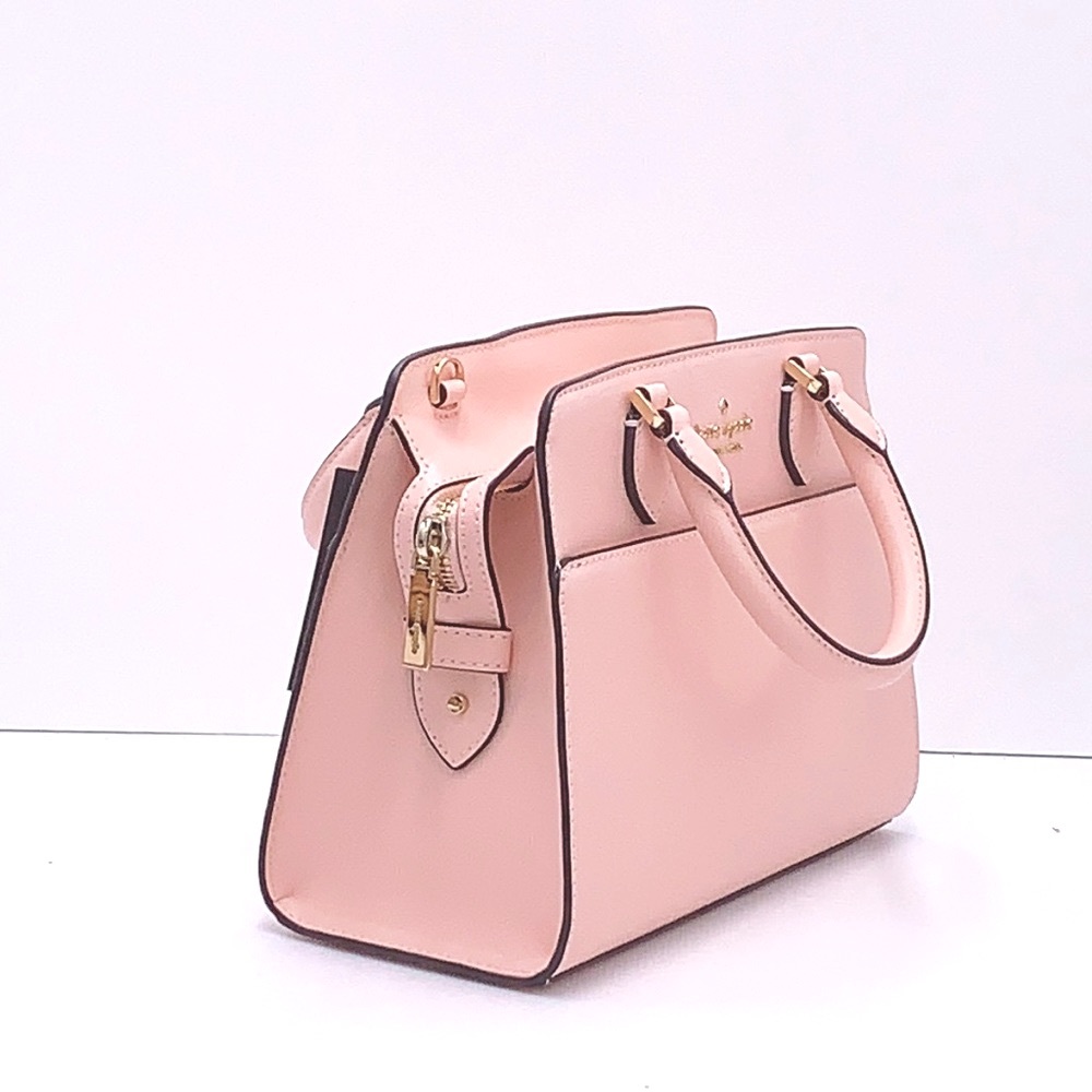 KATE SPADE Madison Saffiano Leather Small Satchel Conch Pink color - Picture 3 of 15